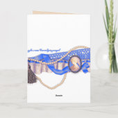 Victoriaans moeder en Baby kind portret Kaart (Achterkant)