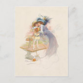 Victoriaans moeder en dochter Feestdagenkaart (Voorkant)