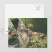 Victoriaans moeder en nieuwe baby Moederdag Kaart (Voorkant / Achterkant)