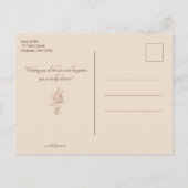 Victoriaans moeder en zoon, voorzitter feestdagenkaart (Achterkant)