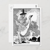  Victoriaans Moeder Goose door Charles Robinson Briefkaart (Voorkant / Achterkant)