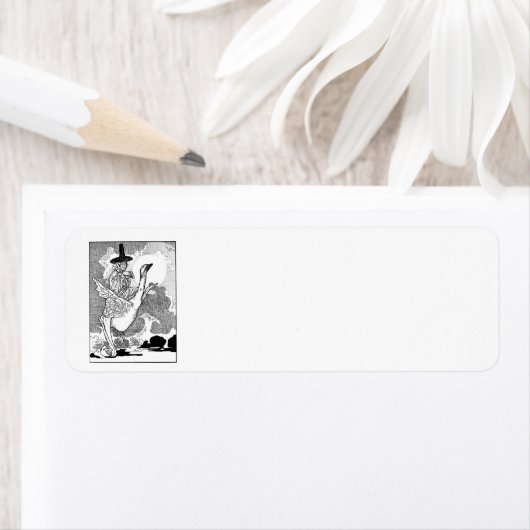 Victoriaans Moeder Goose door Charles Robinson Etiket (Insitu)