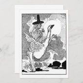  Victoriaans Moeder Goose door Charles Robinson Kaart (Voorkant / Achterkant)