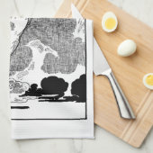  Victoriaans Moeder Goose door Charles Robinson Theedoek (Quarter Fold)