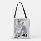 Victoriaans Moeder Goose door Charles Robinson Tote Bag (Achterkant)