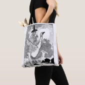 Victoriaans Moeder Goose door Charles Robinson Tote Bag (Dichtbij)
