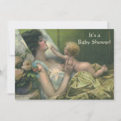  Victoriaans Moederdag, Baby shower Kaart (Voorkant)