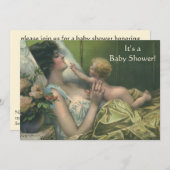  Victoriaans Moederdag, Baby shower Kaart (Voorkant / Achterkant)