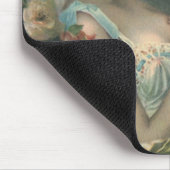 Victoriaans Moederdag, mama met Baby Muismat (Hoek)