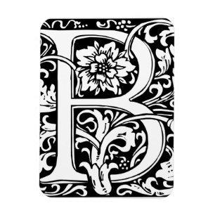 Victoriaans monogram B Magneet