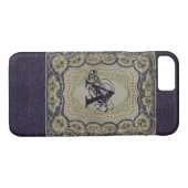 Victoriaans Monogram Boekontwerp Case-Mate iPhone Case (Achterkant (Horizontaal))