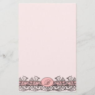 Victoriaans monogram briefpapier