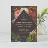 Victoriaans Moody Fine Art Floral Kaart (Staand voorkant)