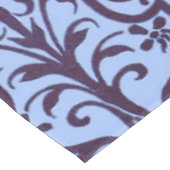 Victoriaans motief in blauw tafelkleed (Gekanteld)