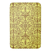 Victoriaans motief in geel badmat (Voorkant Verticaal)