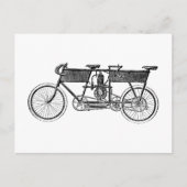  Victoriaans motorfiets Briefkaart (Voorkant)