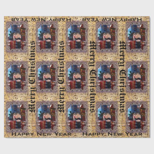 Victoriaans Mr Nutkraker Customize Cadeaupapier (Vlak)