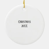 Victoriaans Muis in Theebeker Keramisch Ornament (Achterkant)