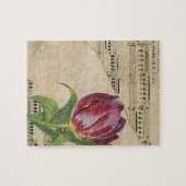  Victoriaans muziek Romance Tulps Legpuzzel (Horizontaal)