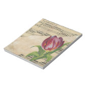 Victoriaans muziek Romance Tulps Notitieblok (Linkerzijde)