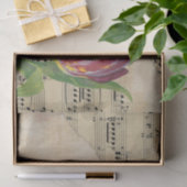  Victoriaans muziek Romance Tulps Tissuepapier (Geschenk)