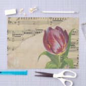  Victoriaans muziek Romance Tulps Tissuepapier (Craft)