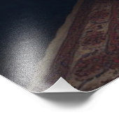 Victoriaans  mysterieuze elegante vrouw foto afdruk (Hoek)