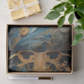 Victoriaans Mystieke Vrouw met Hoofdtooi Decoupage Tissuepapier (Geschenk)