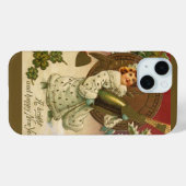Victoriaans nieuwjaarsavond Champagne Angel Case-Mate iPhone Case (Achterkant (horizontaal))