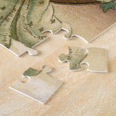  Victoriaans nieuwjaarsavond Champagne Angel Legpuzzel (Zijkant)