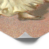  Victoriaans nieuwjaarsavond, klok 's middags Poster (Hoek)