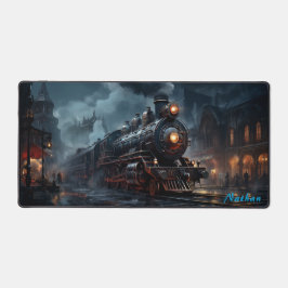 Victoriaans Noir Steampunk Trein Bureaumat