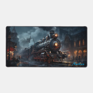 Victoriaans Noir Steampunk Trein Bureaumat