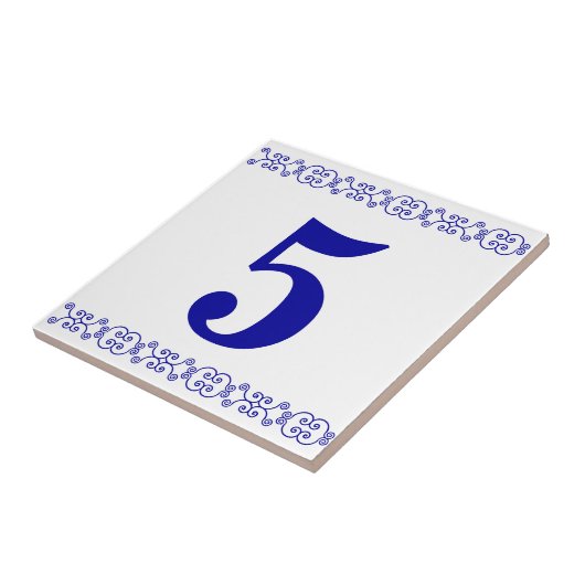 Victoriaans nummer tegeltje (Zijkant)