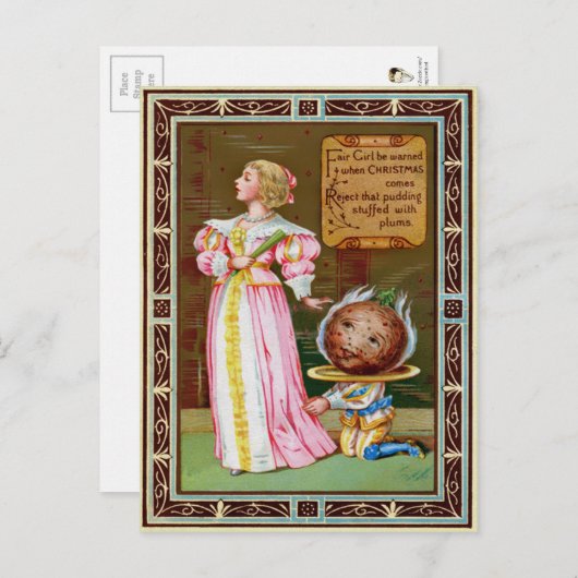  Victoriaans Odd Briefkaart (Voorkant / Achterkant)