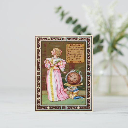  Victoriaans Odd Briefkaart (Staand voorkant)