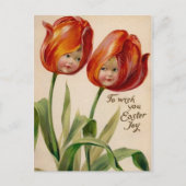 Victoriaans ODD Flower Facets Easter Briefkaart (Voorkant)