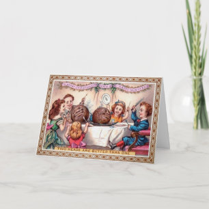 Victoriaans odd Holiday Kaart