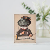  Victoriaans oester Eating Oysters Briefkaart (Staand voorkant)