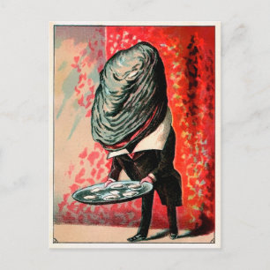 Victoriaans oester voor oesters Briefkaart