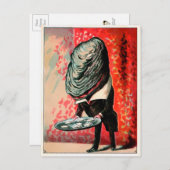  Victoriaans oester voor oesters Briefkaart (Voorkant / Achterkant)