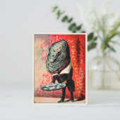  Victoriaans oester voor oesters Briefkaart (Staand voorkant)