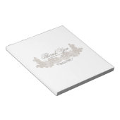 Victoriaans omwikkeling van de Snoep van Floral La Notitieblok (Schuin)