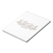 Victoriaans omwikkeling van de Snoep van Floral La Notitieblok (Linkerzijde)