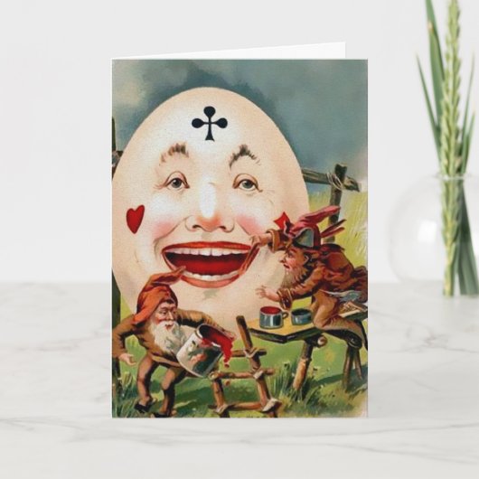  Victoriaans Oneven Paas Kaart (Voorkant)