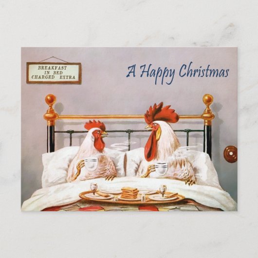 Victoriaans ontbijt in Briefkaart met kerstmis in  (Voorkant)