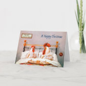 Victoriaans ontbijt in kerstmis met gebak Kaart (Voorkant)