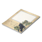 Victoriaans ontbinding van Raven - Gothic Realm Notitieblok (Linkerzijde)