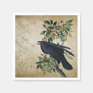 Victoriaans ontbinding van Raven - Gothic Realm Servet