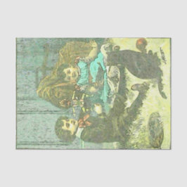 Victoriaans  ontkoppeling bevestigen tissuepapier